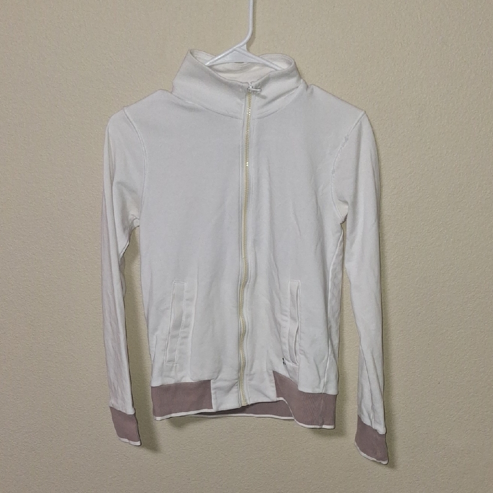 Under Armour White Jacket with Cream Zipper